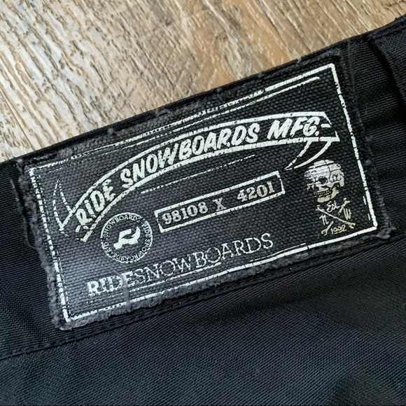 ✨RIDE✨Men’s Snowboard Ski Pants✨Size Large with Adjustable Waist✨Not Insulated - Picture 11 of 12